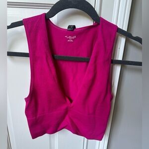 Urban Outfitters Out from Under V neck crop tank